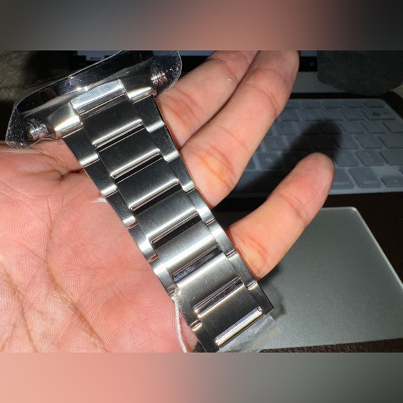 Casio edifice metal watch with blue dial Like New - Picture 2 of 7